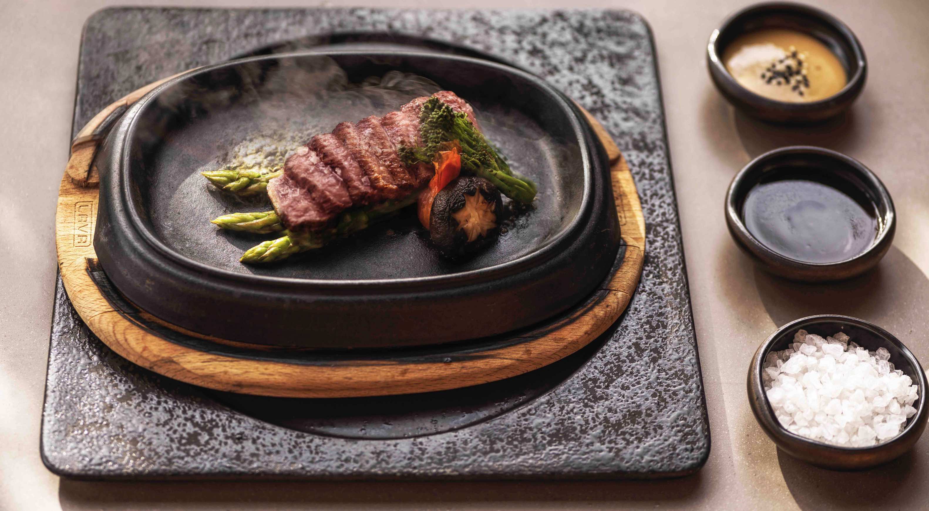 Wagyu dish at The Ritz Carlton Maldives