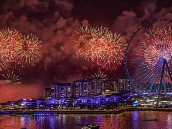 Eid fireworks Bluewaters