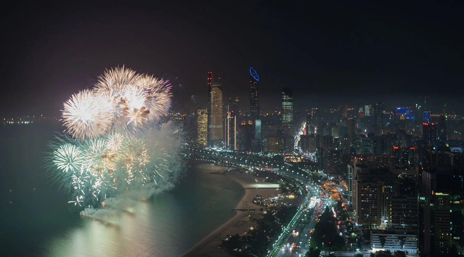 Abu Dhabi Corniche Fireworks