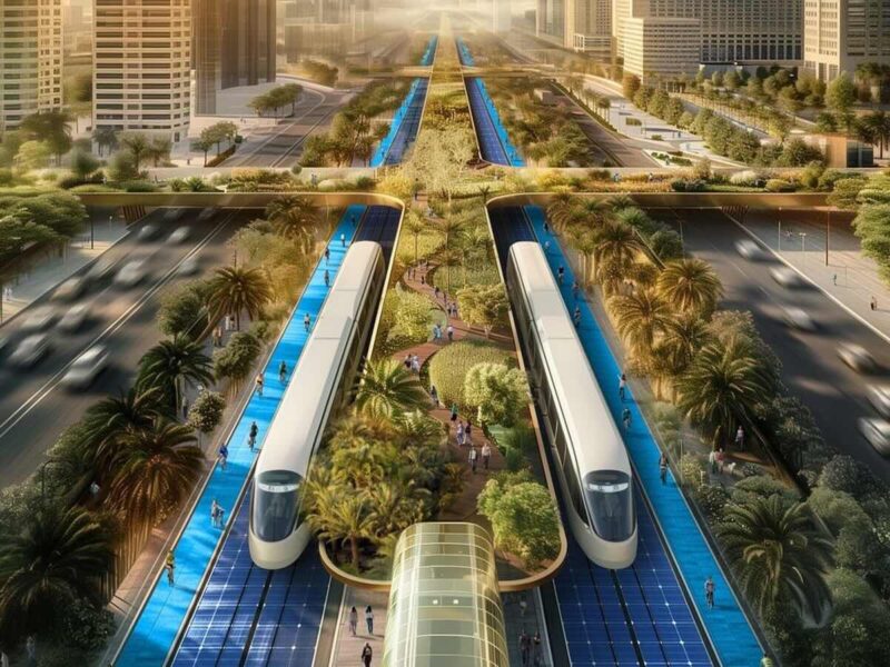 Dubai Green Spine