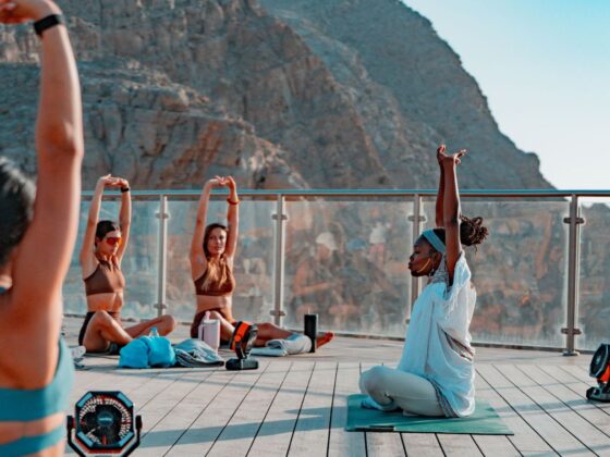 Peak Heat. Jebel Jais Viewing Deck