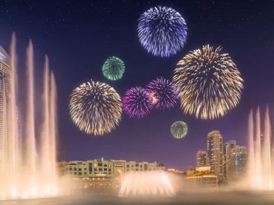New Year’s Eve fireworks in the UAE