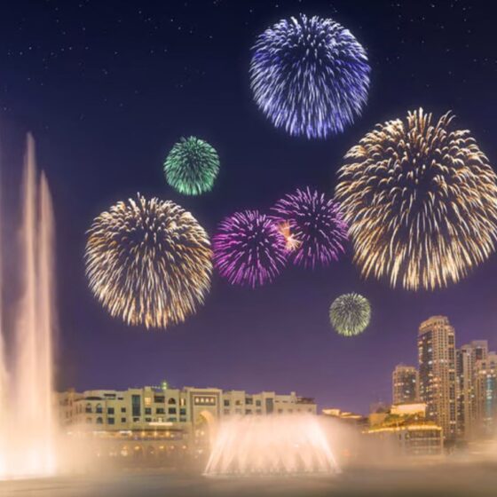 New Year’s Eve fireworks in the UAE