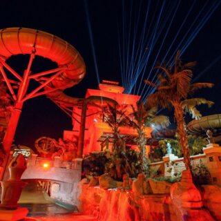 Aquaventure After Dark Dubai