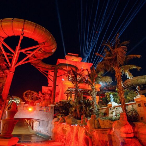 Aquaventure After Dark Dubai