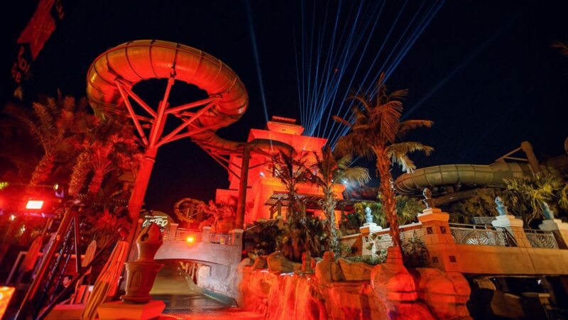 Aquaventure After Dark Dubai